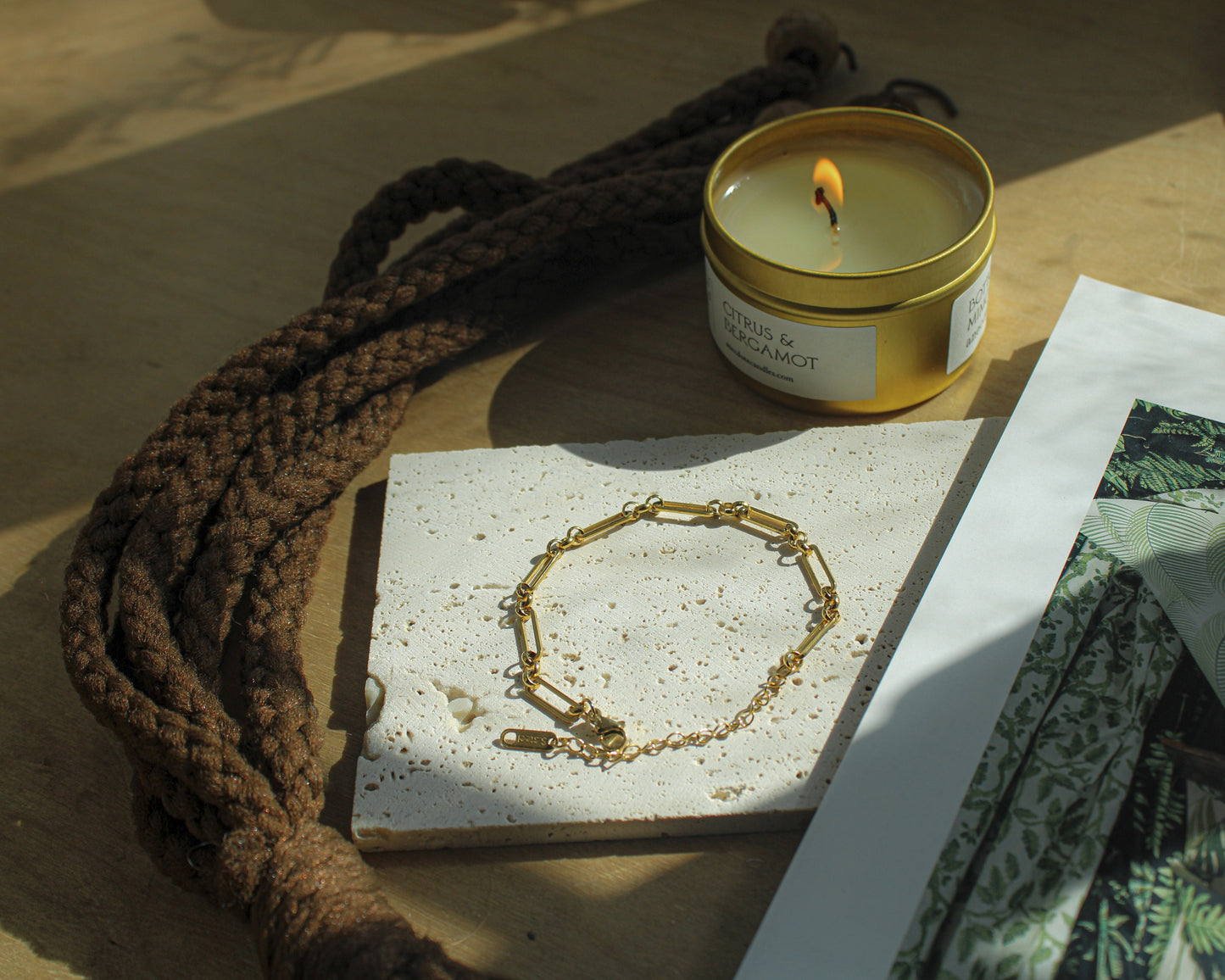 The Elongated Chain Bracelet - Gold