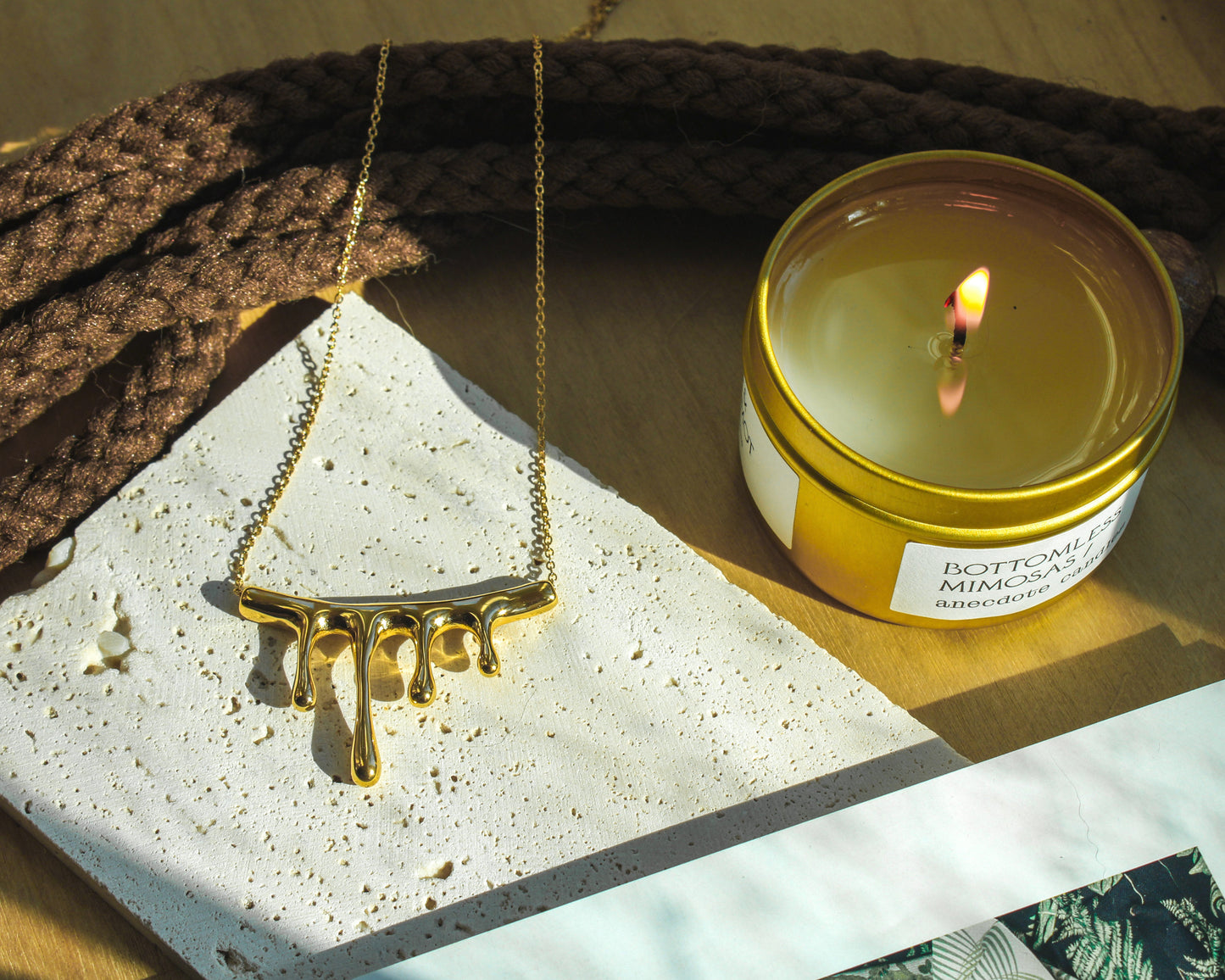 The Drip Necklace - Gold