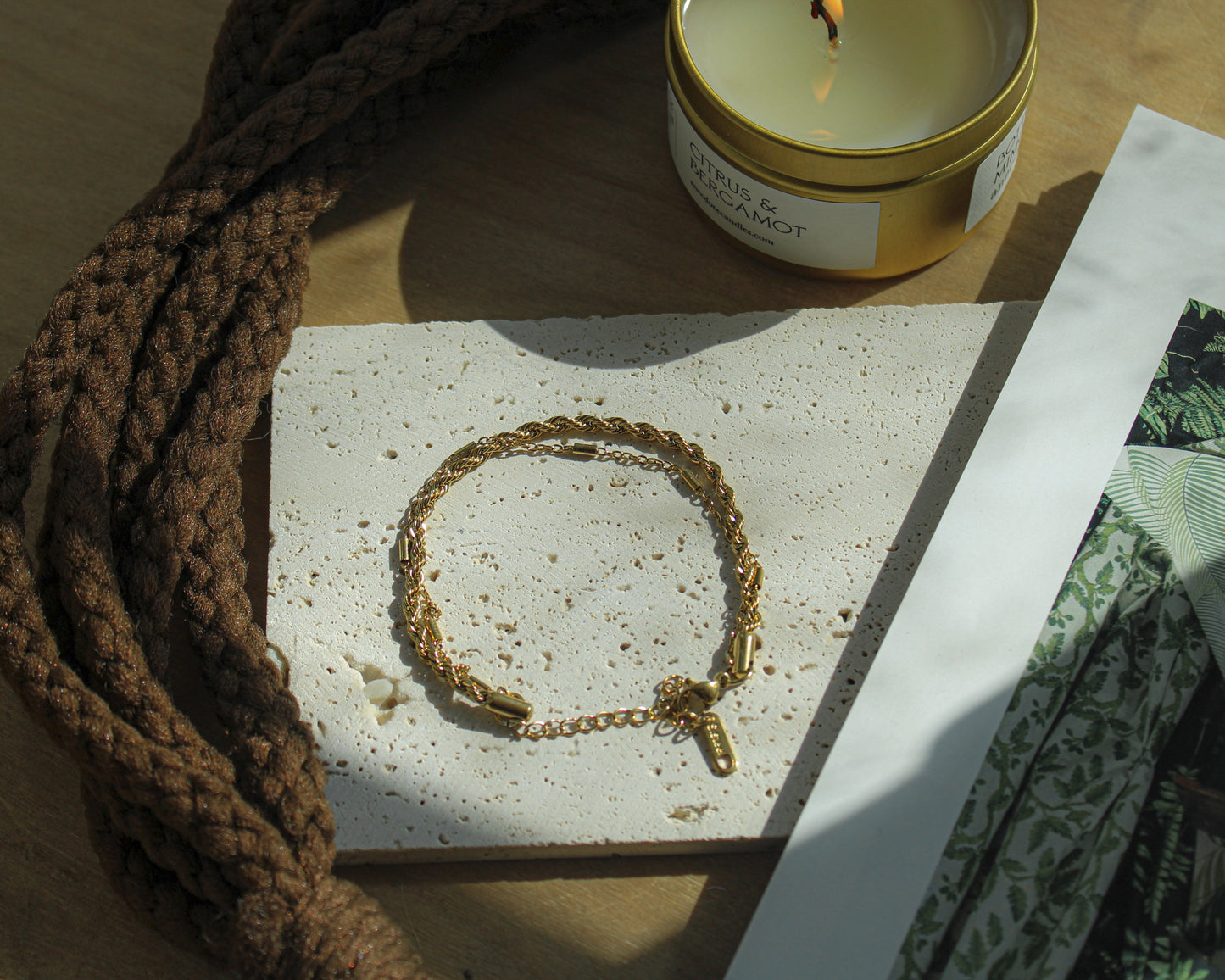 The Layered Braided Bracelet - Gold