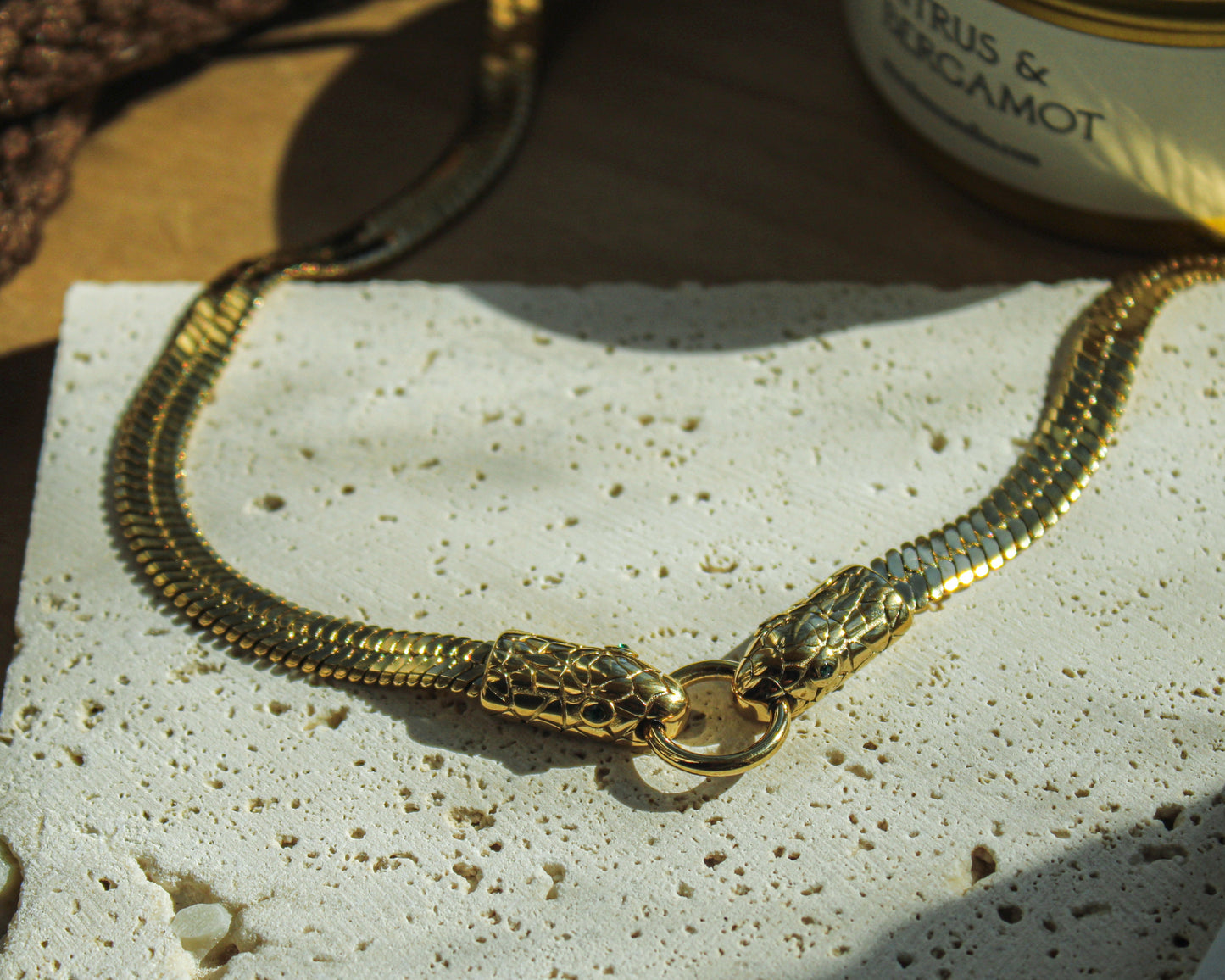The Snake Necklace - Gold