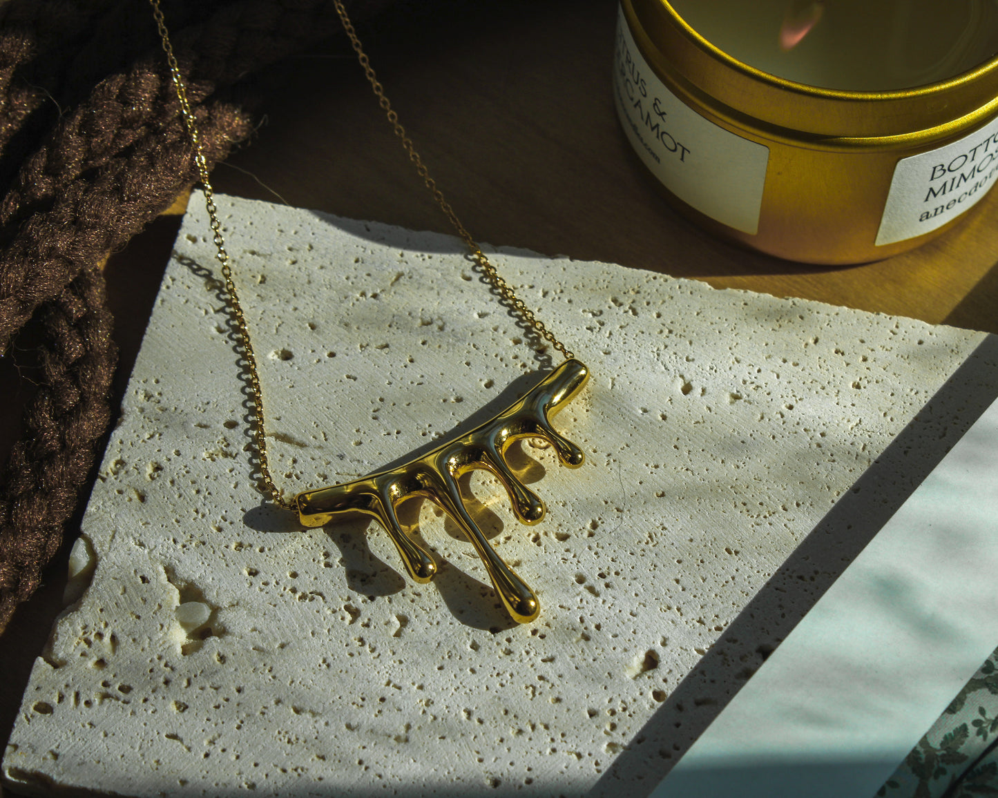 The Drip Necklace - Gold