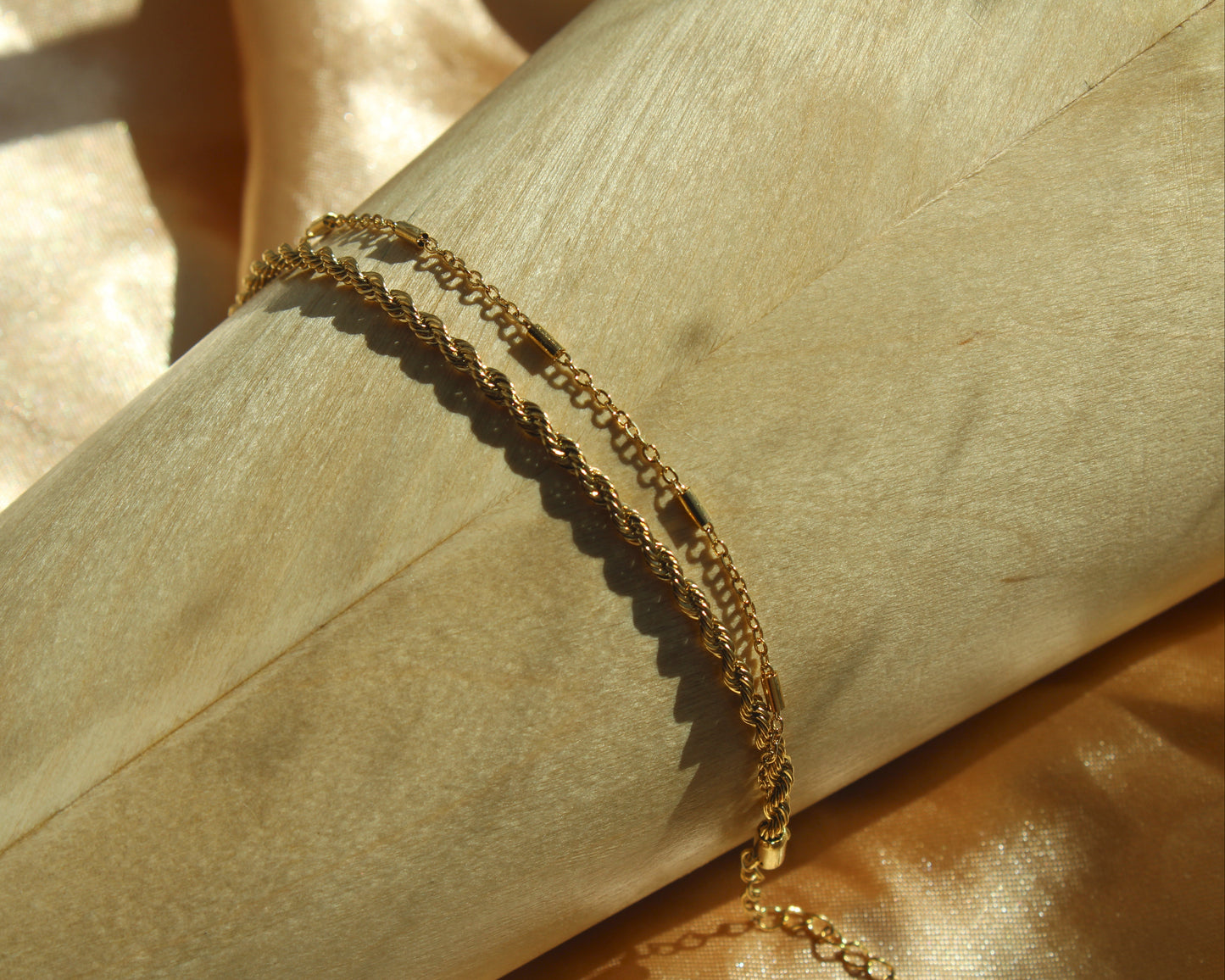 The Layered Braided Bracelet - Gold