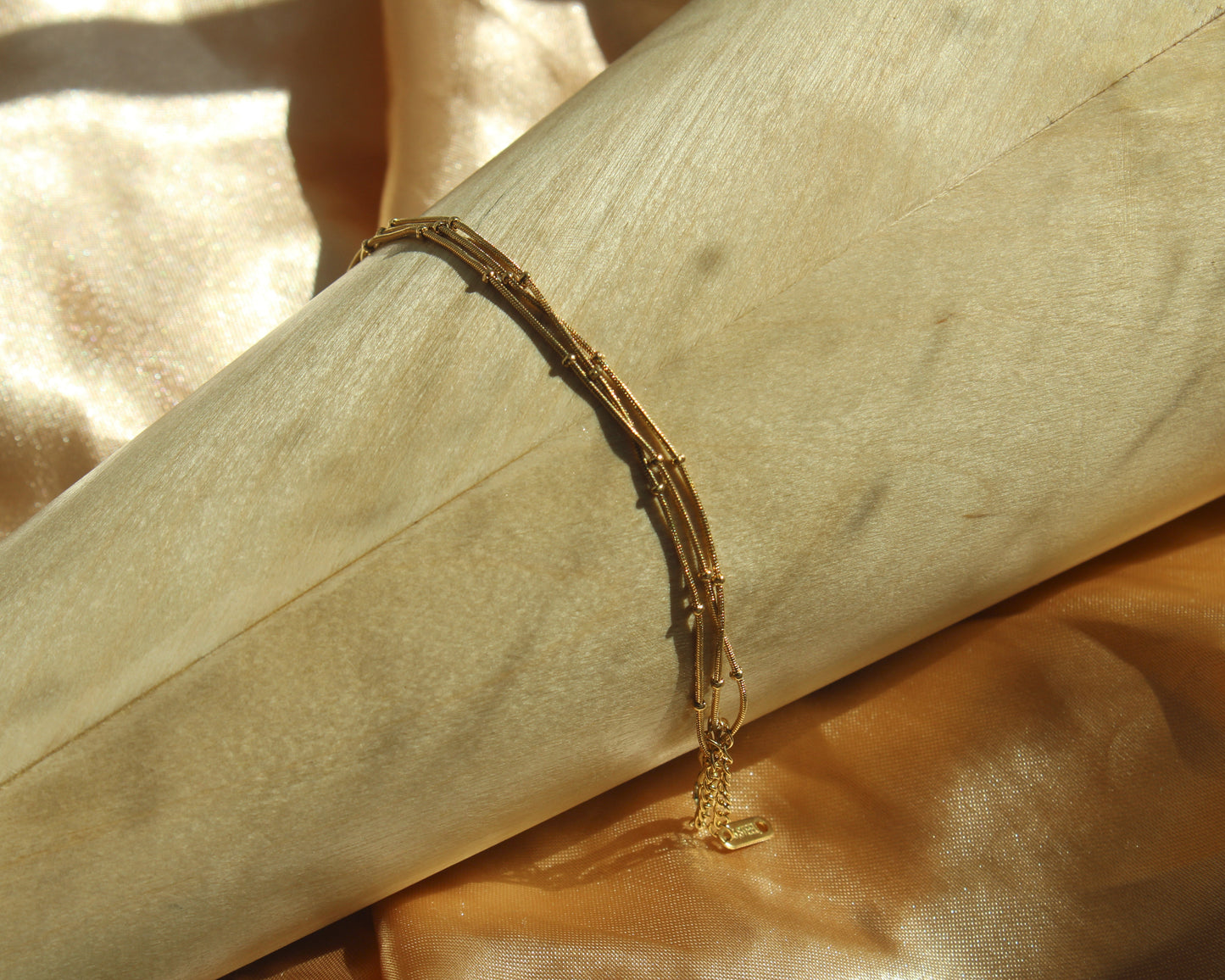 The Triple Cord Bracelet - Gold