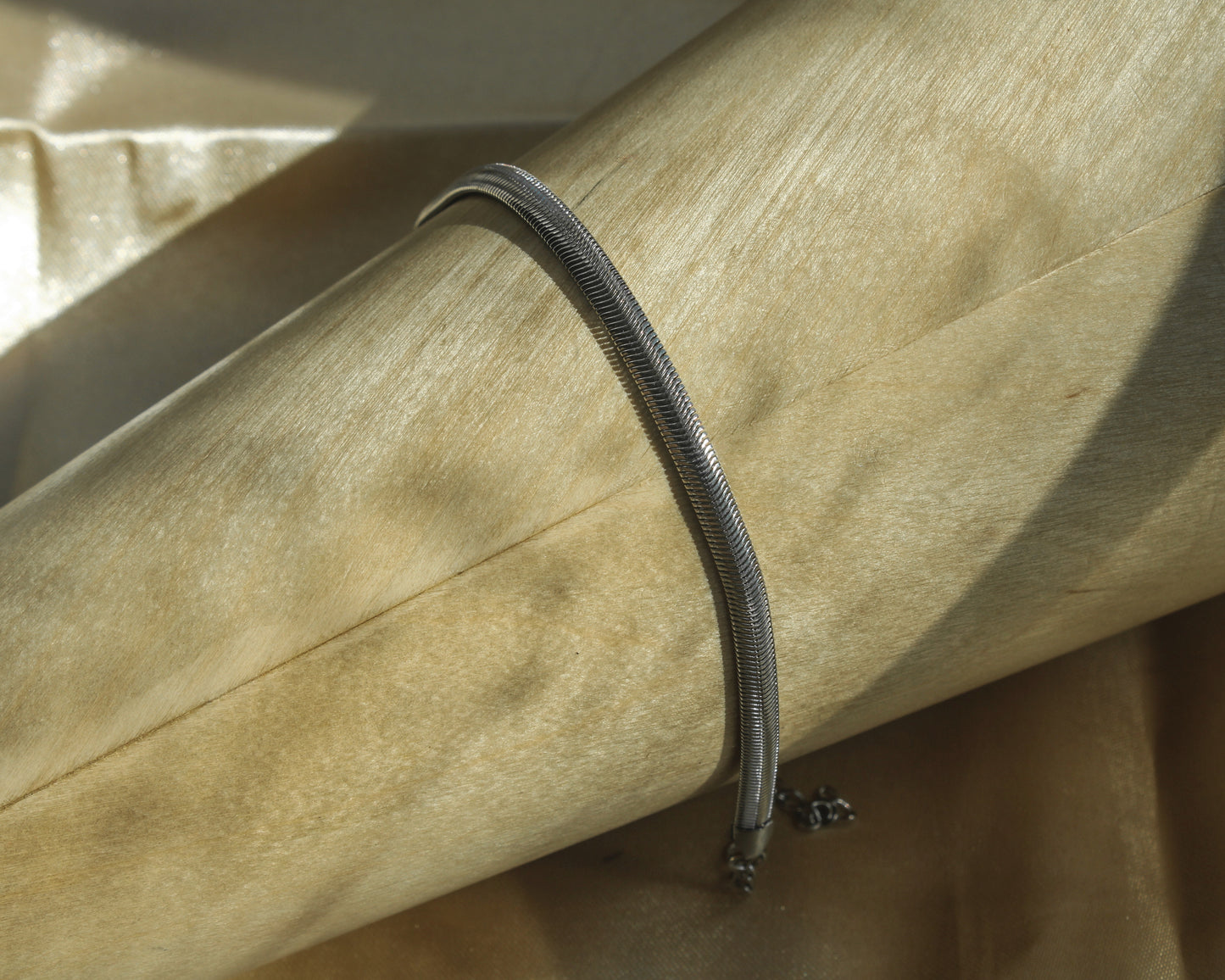 The Accordian Bracelet - Silver
