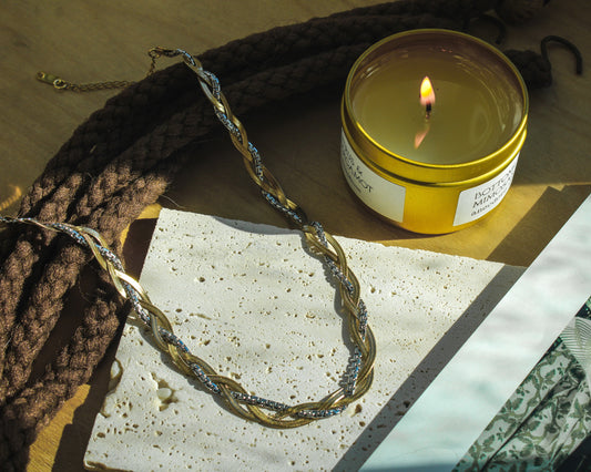 The Briaded Gold & Silver Necklace