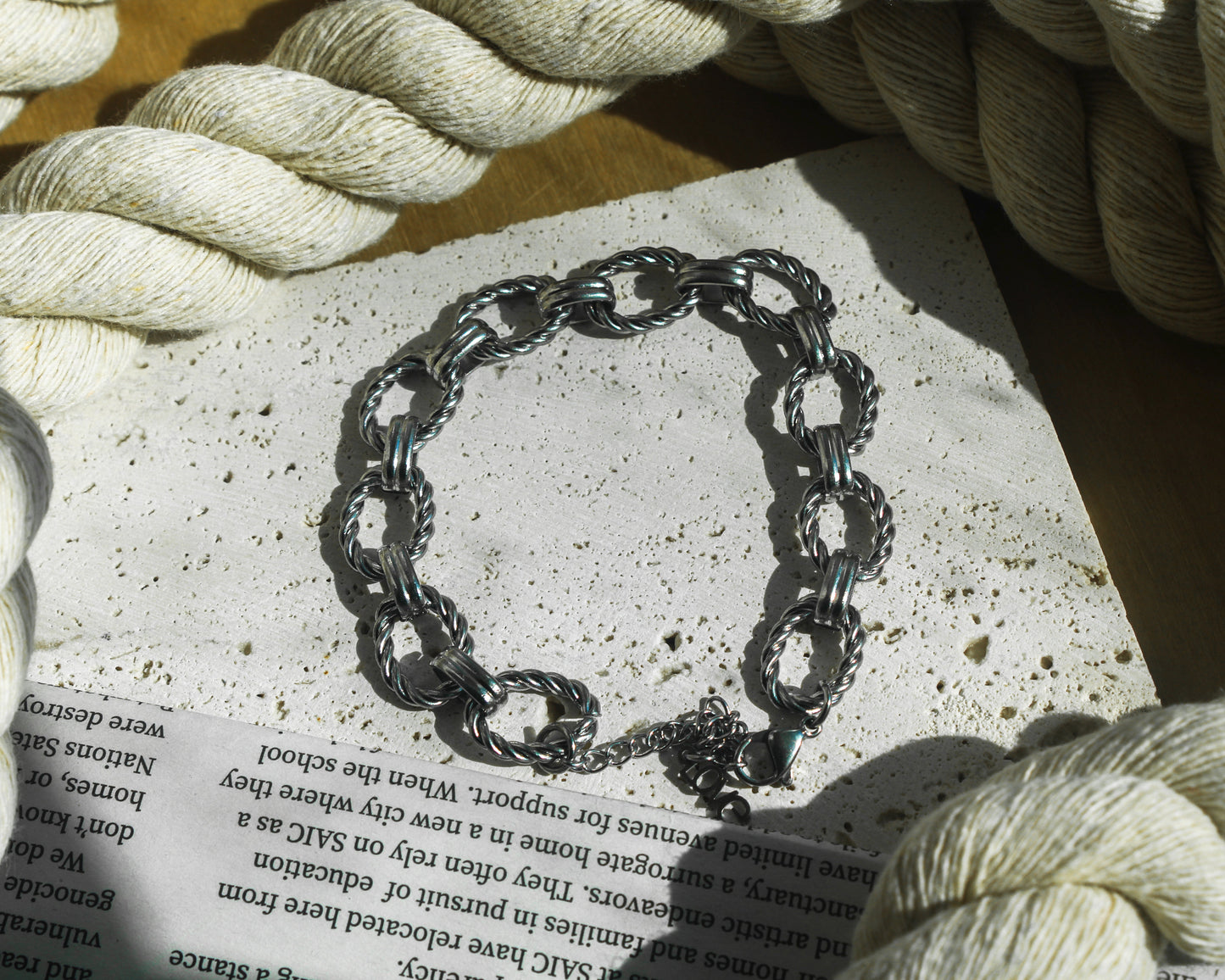 The Charming Chain Bracelet - Silver