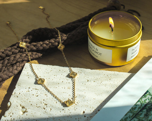 The Clover Necklace - Gold