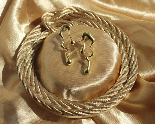 The Drip Earrings - Gold