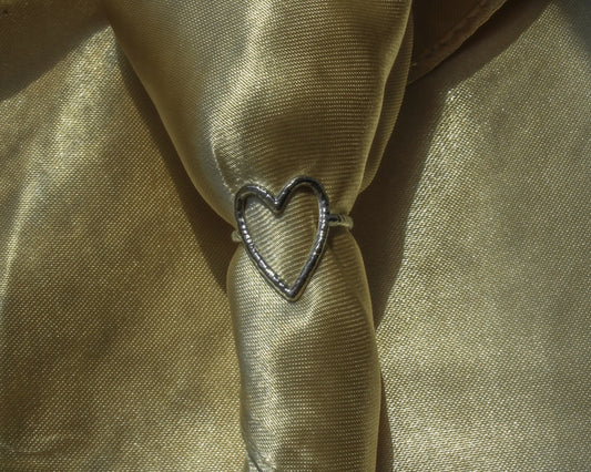 The Heart Ring - Silver