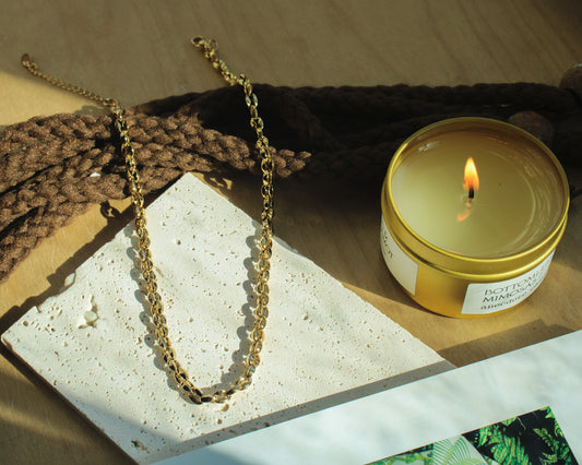 The Interlocked Shell Necklace - Gold