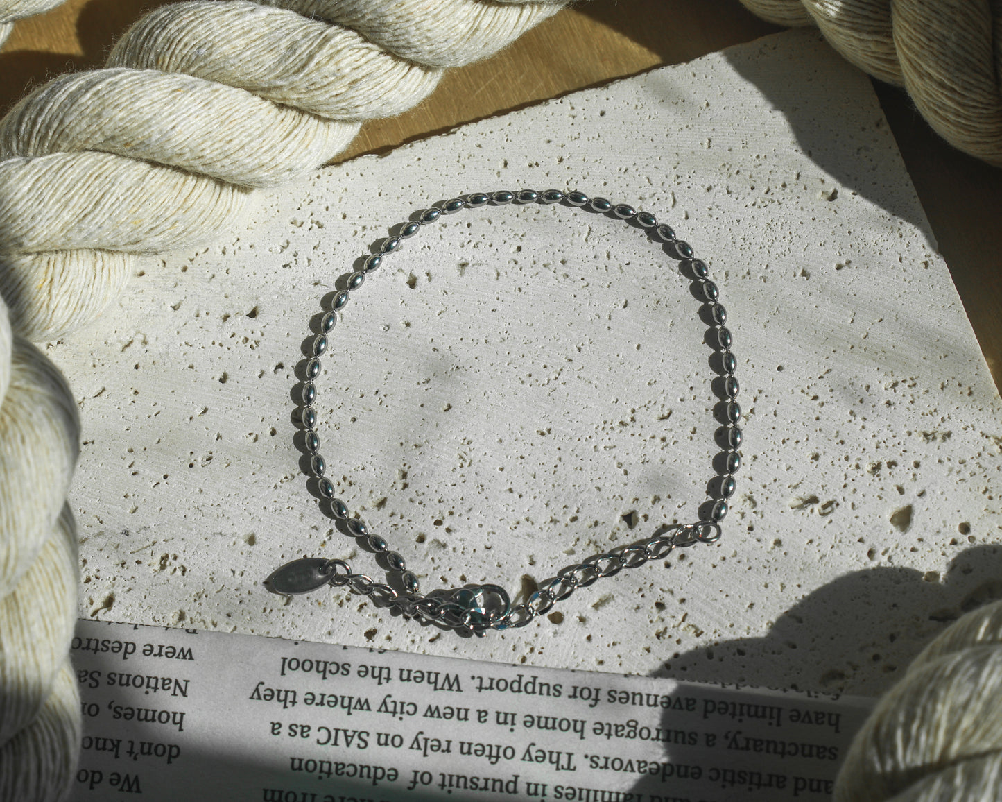 The Pebble Bracelet - Silver