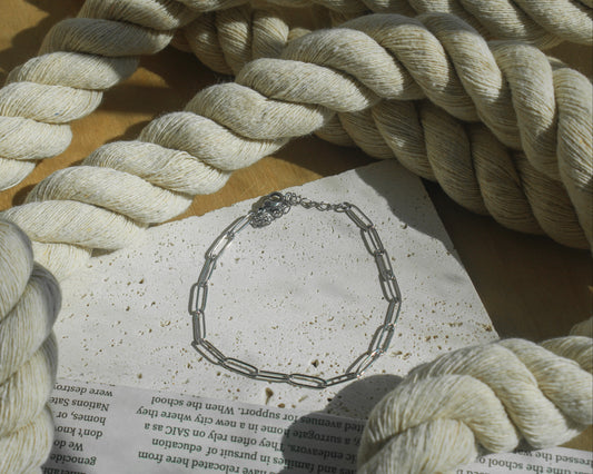 The Simple Chain Bracelet - Silver