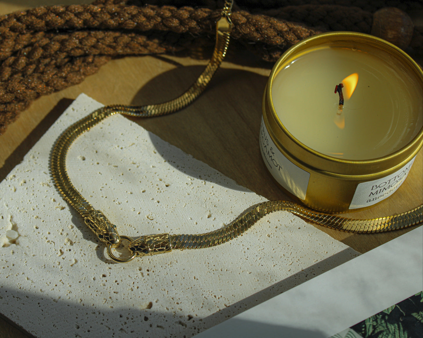 The Snake Necklace - Gold
