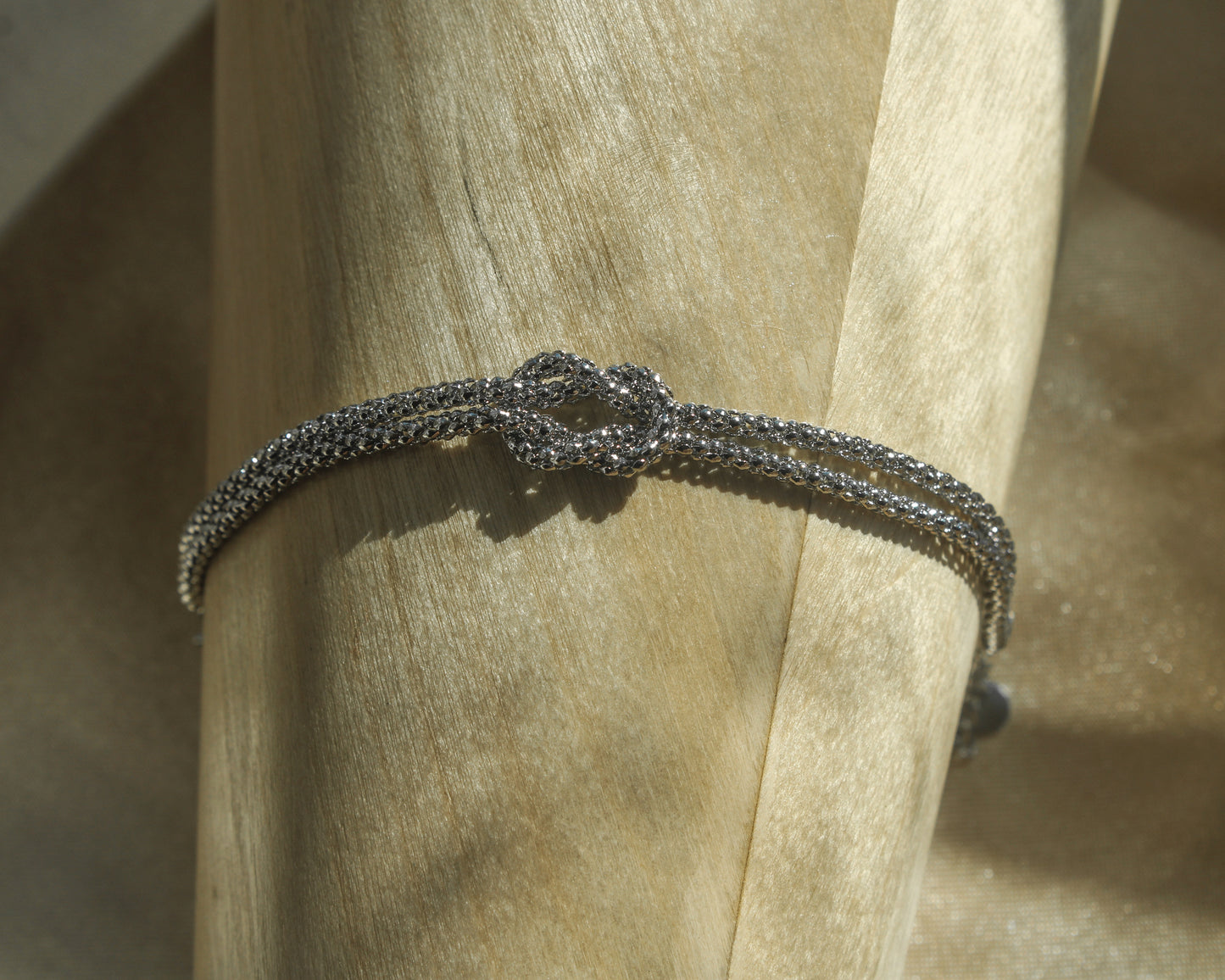 The Tie Bracelet - Silver